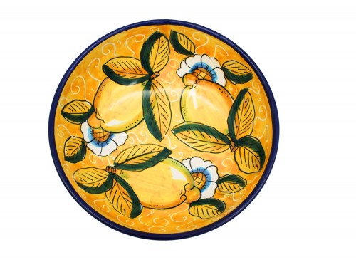 Bolo cm18 Limoni e fiori in giallo