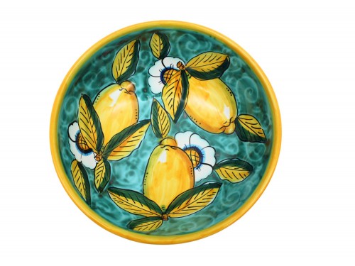 Bolo cm18 Limoni e fiori in verde