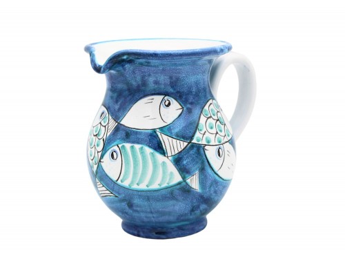 Medium Pitcher fishes in turquoise