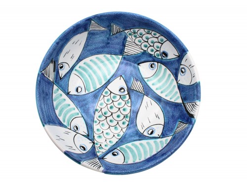 Big bowl fish in turquoise
