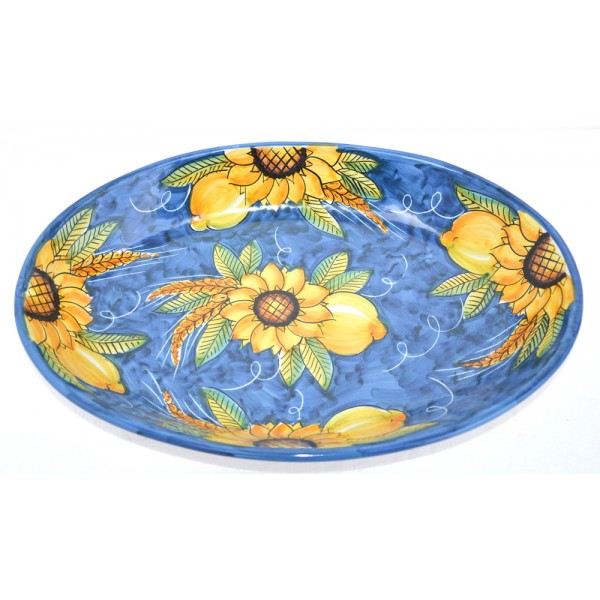 Oval Plate Sunflower