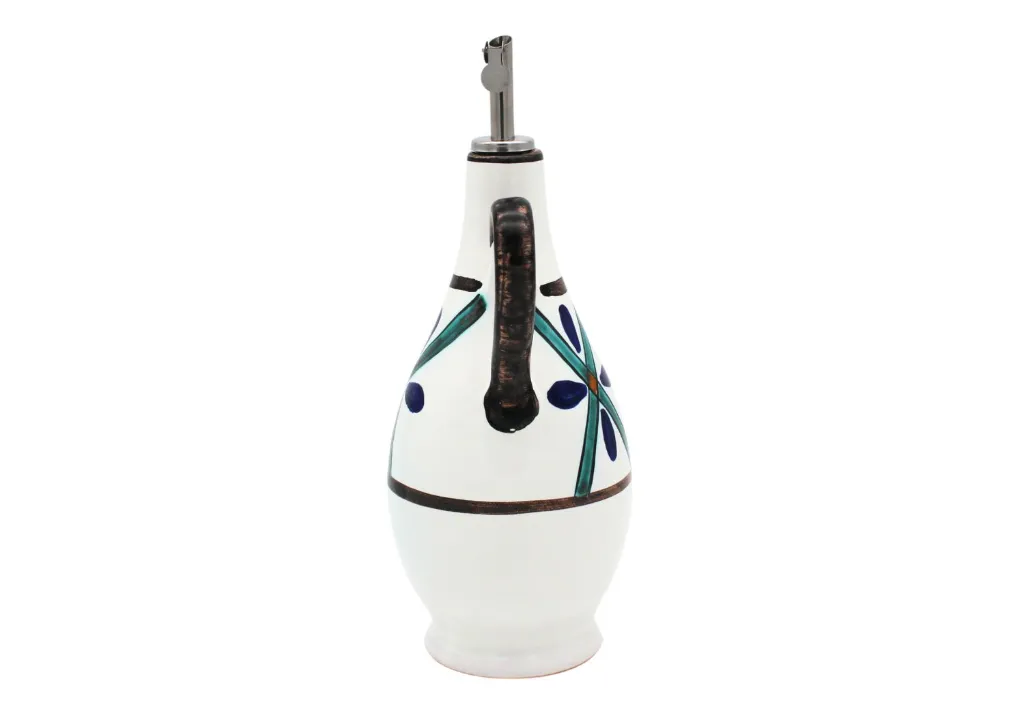 bottiglia olio gramnde decoro vietrese3.webp