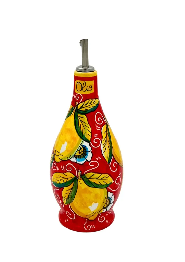 bottiglia olio grande limone con ricciolo rossa.webp