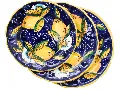 tris piatti limone con ricciolo blu.webp