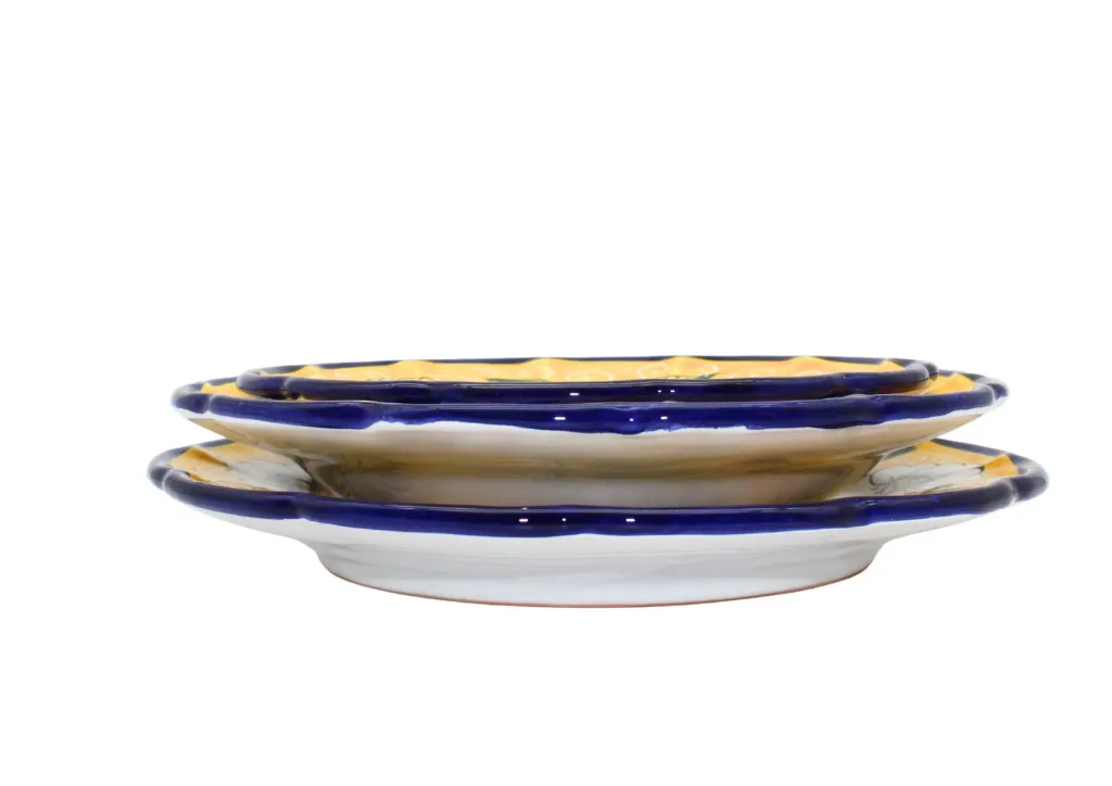 tris piatti limone ricciolo giallo.webp