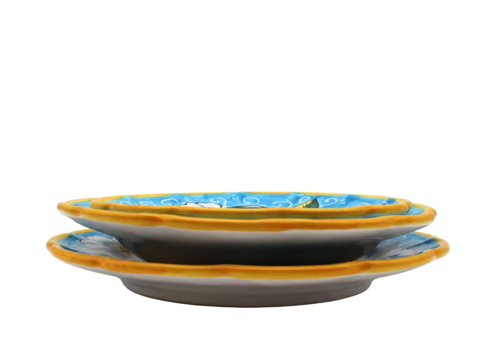 tris piatti limone ricciolo azzurro.webp
