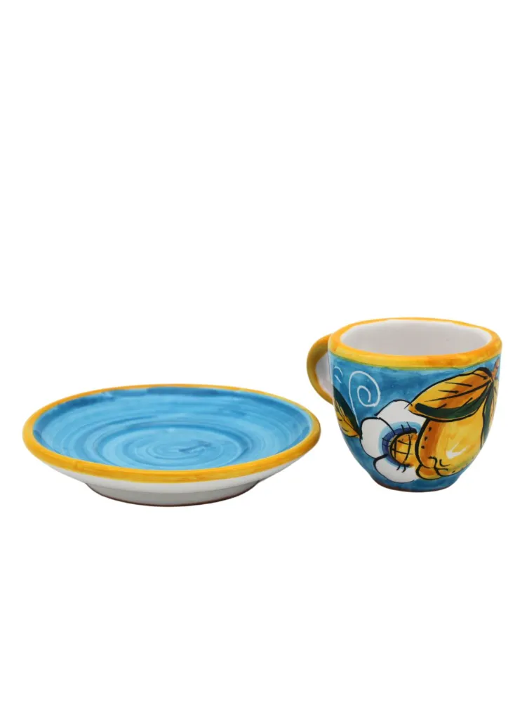 tazzina caffe limone con ricciolo azzurro.webp