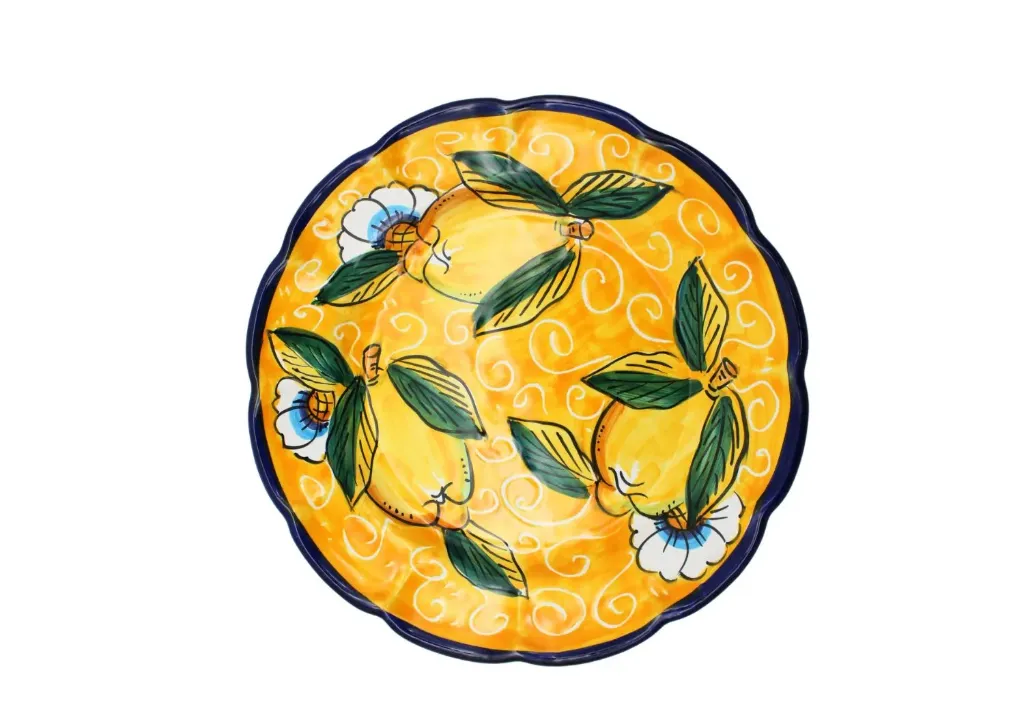 Piatto piano limoni riccio