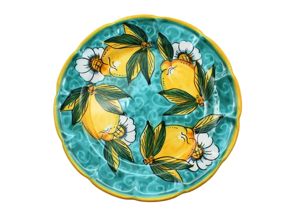 Piatto piano limoni riccio