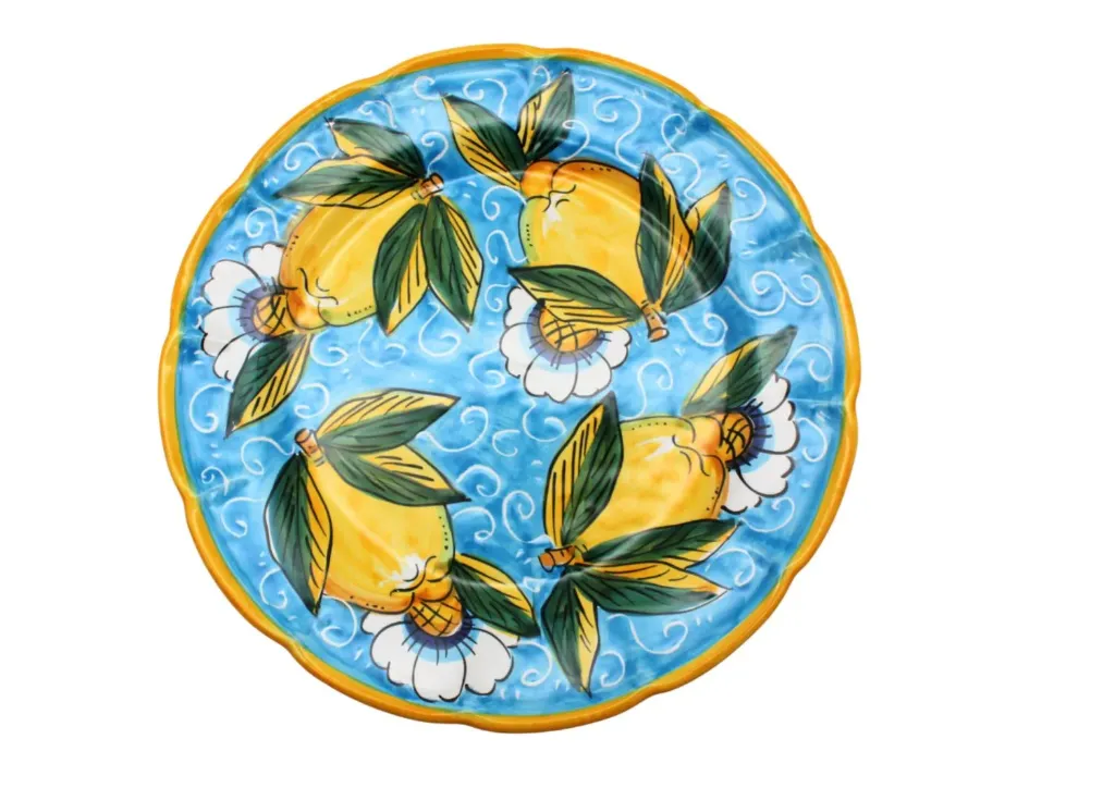 Piatto piano limoni riccio