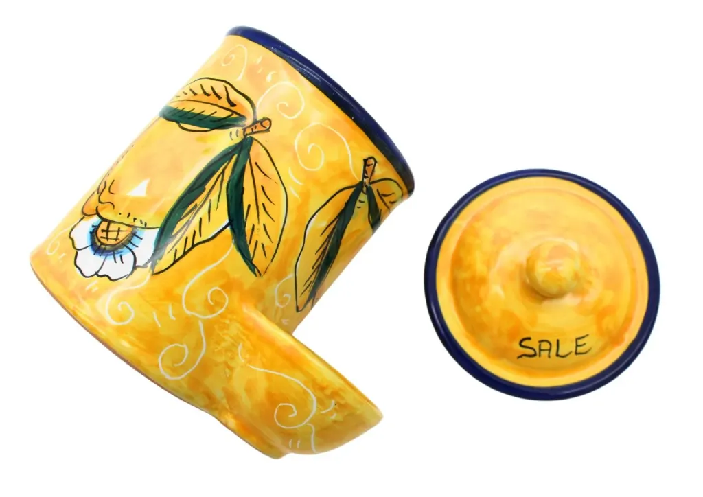 Barattolo porta sale limoni riccio