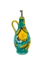 Oil bottle jar with "curly lemons"