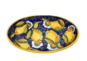 Oval bowl  with "curly lemons"