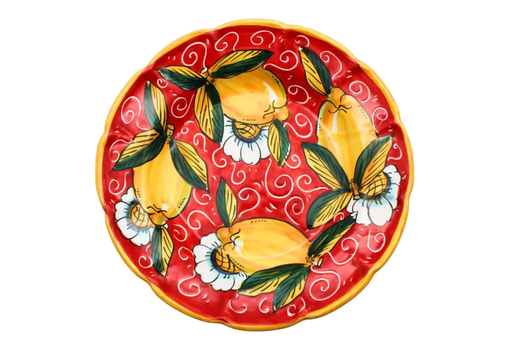 Piatto fondo limoni riccio