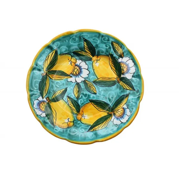 Piatto fondo limoni riccio