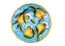 Pasta plate with "curly lemons"
