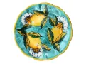 Salad plate with "curly lemons"