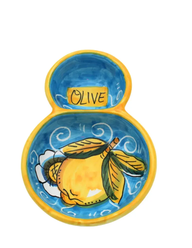 Porta olive limoni riccio