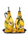 Set olio e aceto limoni riccio