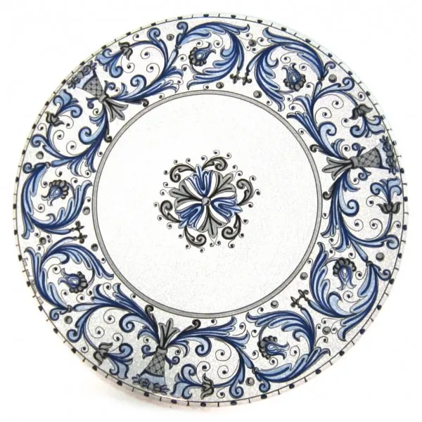 Tavolo caffè Rinascimento (da 40 a 60 cm) (Blu, D 40 cm / 15.74 in, H 50 cm / 20 in)