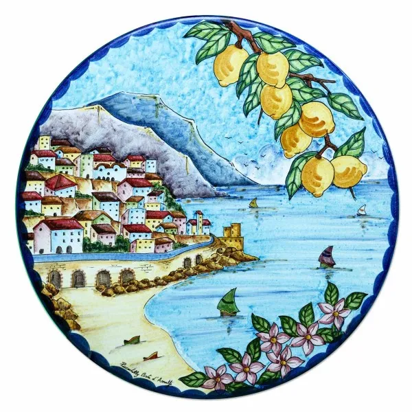 Tavolo caffè vista (da 40 a 60 cm) (Amalfi, D 40 cm / 15.74 in, H 50 cm / 20 in)