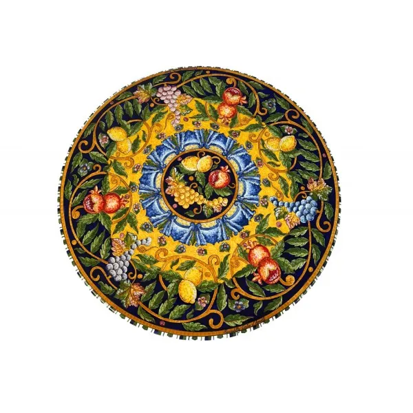 Tavolo caffè frutta mista blu (da 40 a 60 cm)