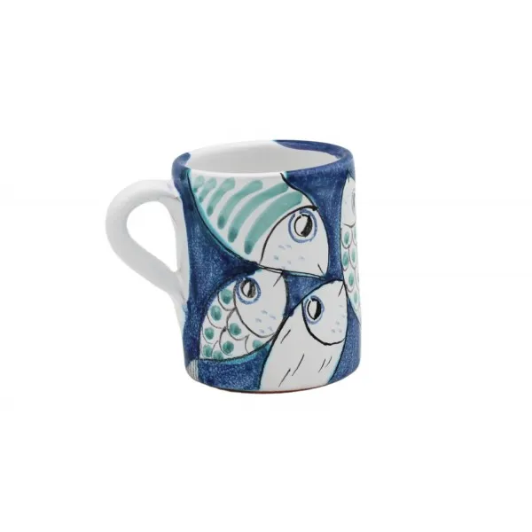 Tazza pesci in turchese