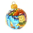 Pallina di Natale paesaggio