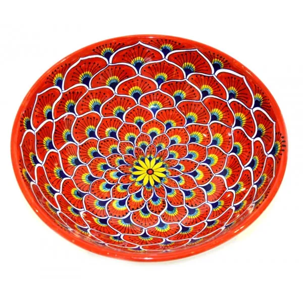 Serving Bowl Peacock 
