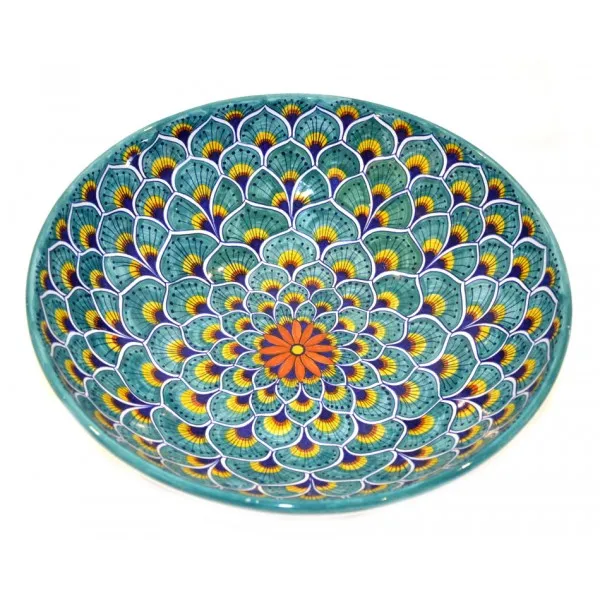 Serving Bowl Peacock 