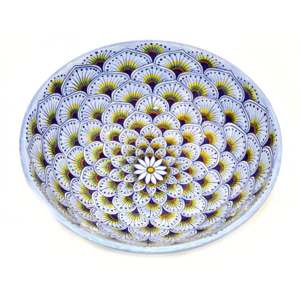Serving Bowl Peacock 