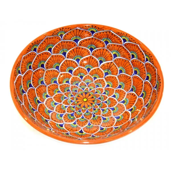 Serving Bowl Peacock 