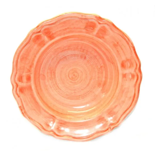 Piatto fondo monocolore (Rosa)