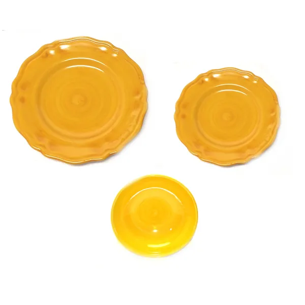 Set di piatti monocolore
