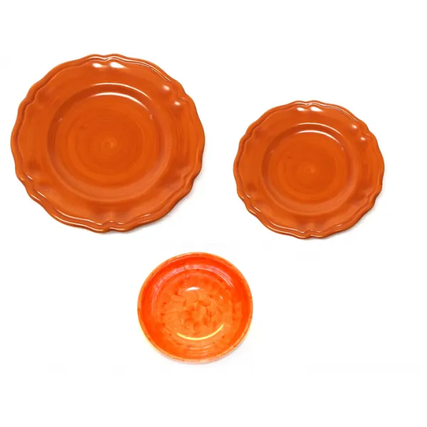 Plate set single color (Arancione)