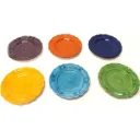 Set Piatti Piani monocolore (6 persone)