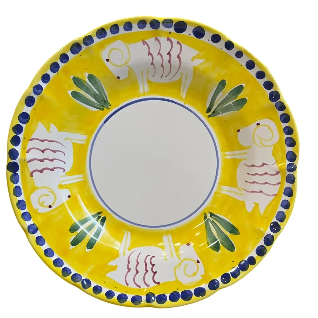 Pasta plate little animals