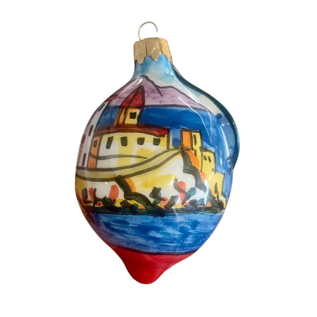 Pallina di Natale limone Amalfi
