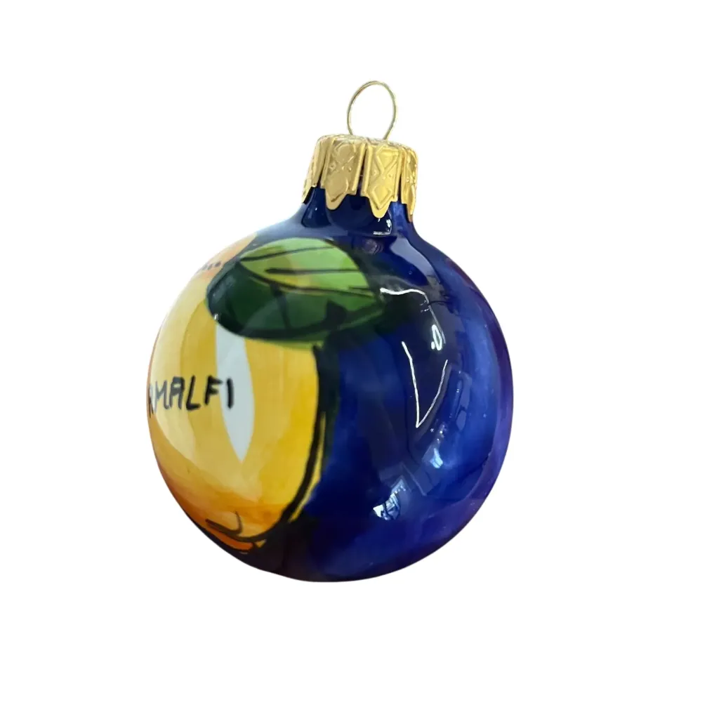 Ornament Lemon blue
