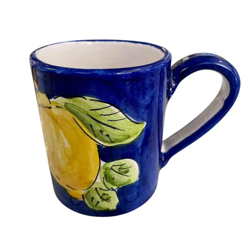Mug lemon blue